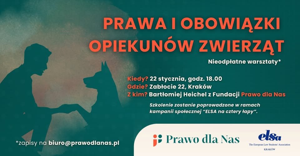 Prawa i obowiązki opiekunów zwierząt